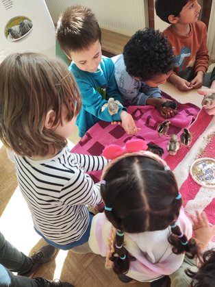 Besuch in der Kita Kreiswichtel und im Kurpfalzkindergarten
