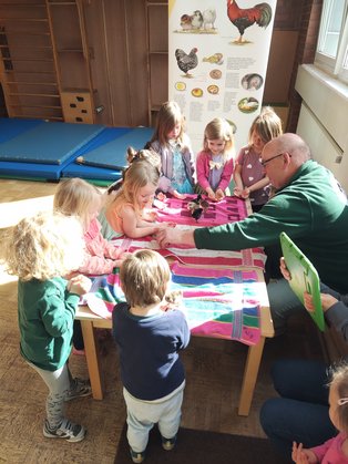 Besuch in der Kita Kreiswichtel und im Kurpfalzkindergarten
