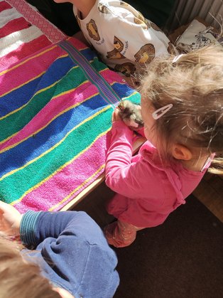 Besuch in der Kita Kreiswichtel und im Kurpfalzkindergarten